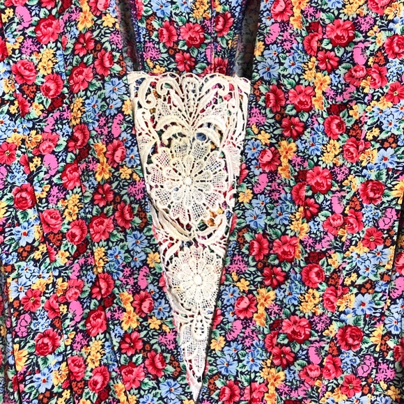 Vintage Karin Stevens Blossom Prairie Dress - Picture 11 of 13